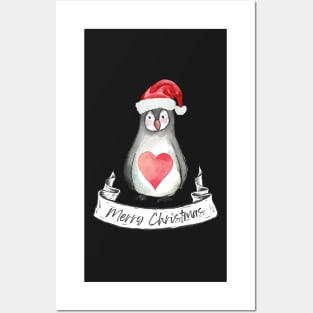 Have a Penguin Merry Christmas Posters and Art